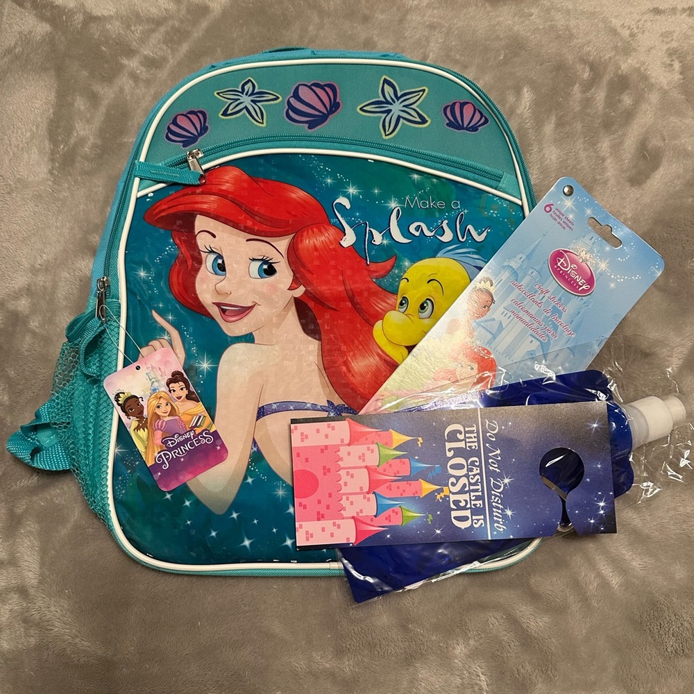 Little Mermaid Backpack with Accessories